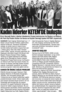 Kadın Liderler KETEM Ziyareti Haberler görseli