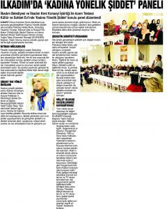 İlkadım Kadına Şiddet Paneli Haberler görseli