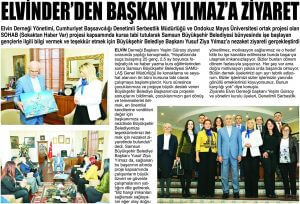 Samsun Büyükşehir Belediyesi Başkanı Sn. Yusuf Ziya Yılmaz'ı Ziyaret görseli