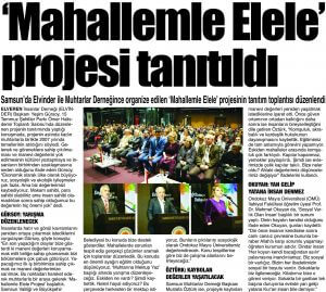 Mahallemle El Ele projesi Açılış Toplantısı Haberler görseli