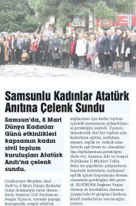 Samsun Amazon Çarşısı haberler görseli