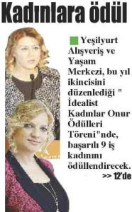 Yeşilyurt İdealist Kadınlar Töreni Haberler görseli