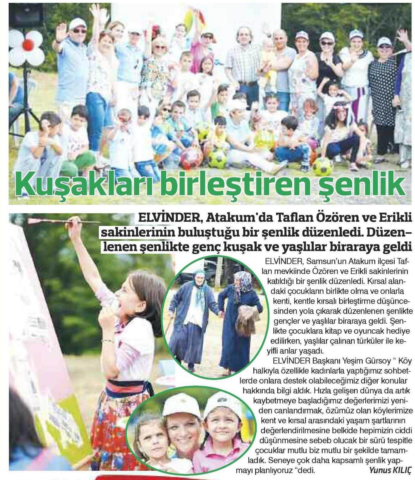 ELVİN Çocuk Şenliği Haberler