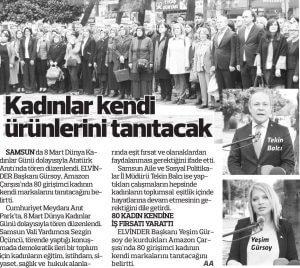 Samsun Amazon Çarşısı haberler görseli