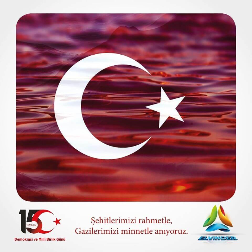 15 Temmuz Demokrasi ve Milli Birlik Günü Tüm Şehitlerimizi Rahmetle Anıyoruz.