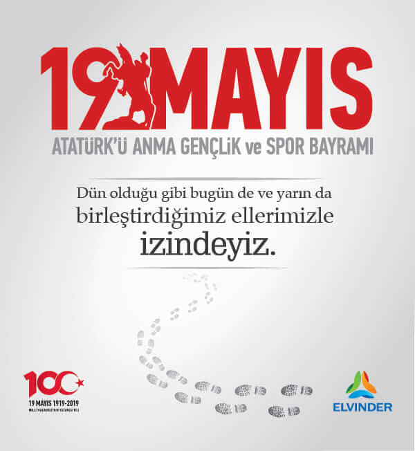 19 Mayıs Atatürk’ü Anma Gençlik ve Spor Bayramı Kutlu Olsun.