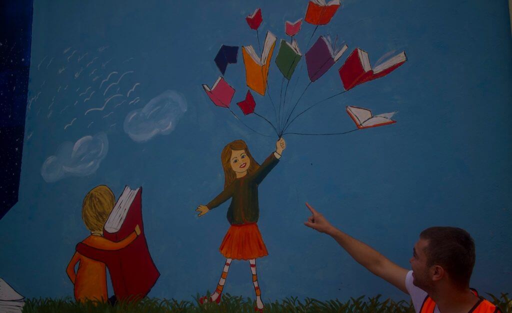 ELVİN ve PTT-DER Düzardıç Köyü Okul Boyama ve Çocuk Şenliği görseli