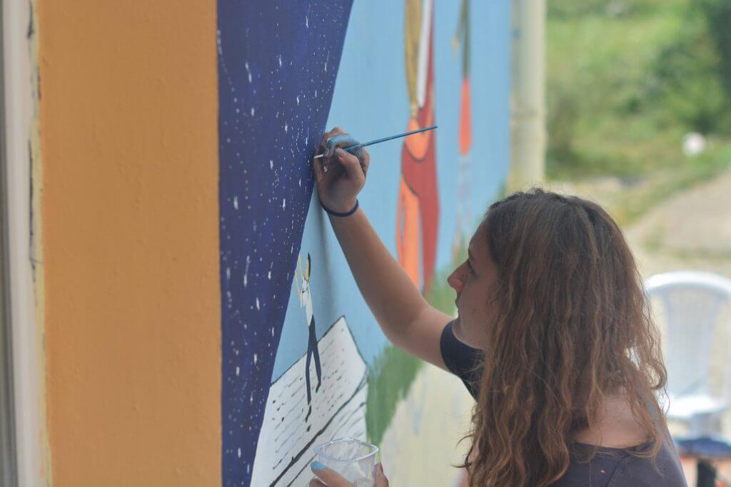 ELVİN ve PTT-DER Düzardıç Köyü Okul Boyama ve Çocuk Şenliği görseli