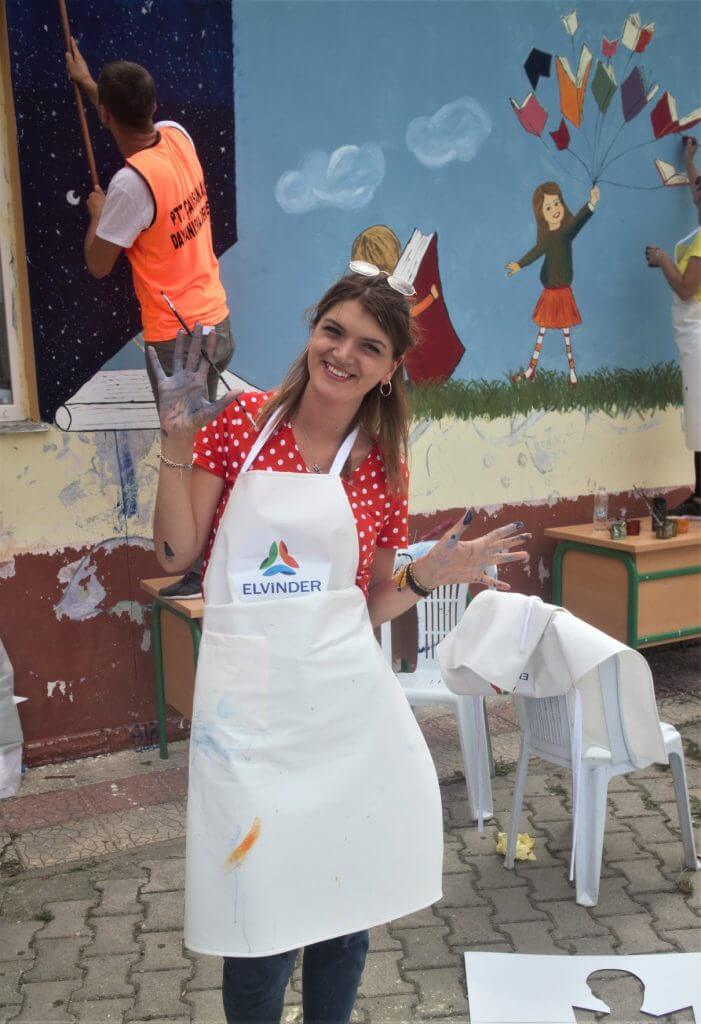 ELVİN ve PTT-DER Düzardıç Köyü Okul Boyama ve Çocuk Şenliği görseli