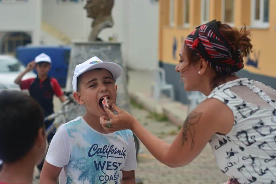 ELVİN ve PTT-DER Düzardıç Köyü Okul Boyama ve Çocuk Şenliği görseli