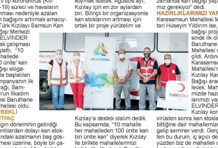 ELVİNDER KIZILAY Kan Bağışı görseli