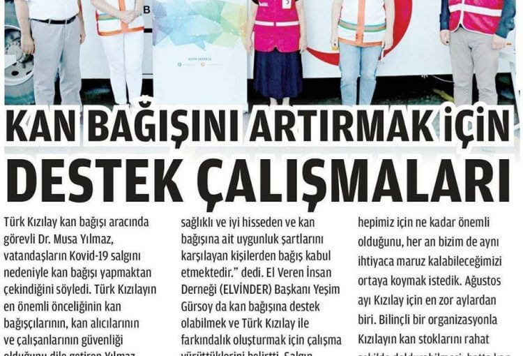 ELVİNDER KIZILAY Kan Bağışı görseli