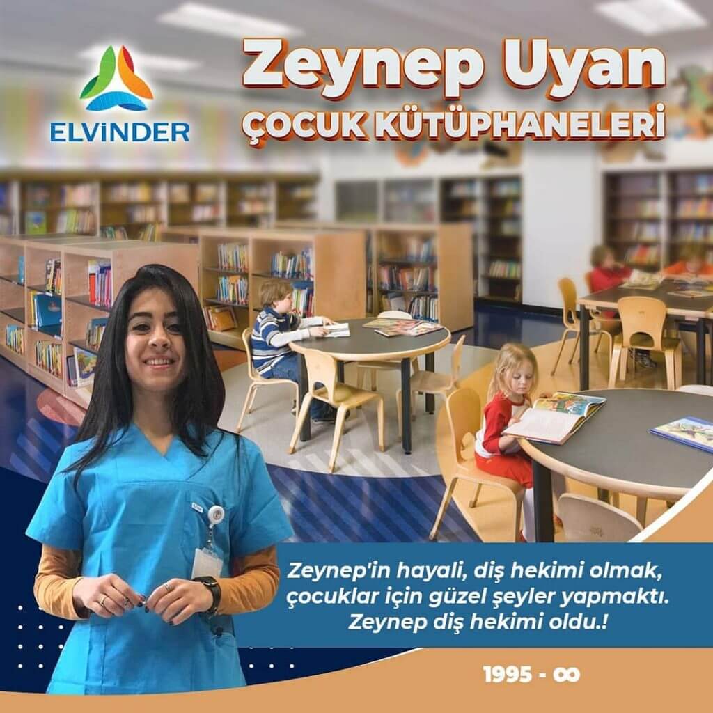 Dt. Zeynep Uyan Çocuk Kütüphaneleri görseli