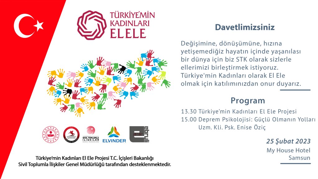 Türkiye’min Kadınları El Ele Projesi Samsun Toplantısı görseli